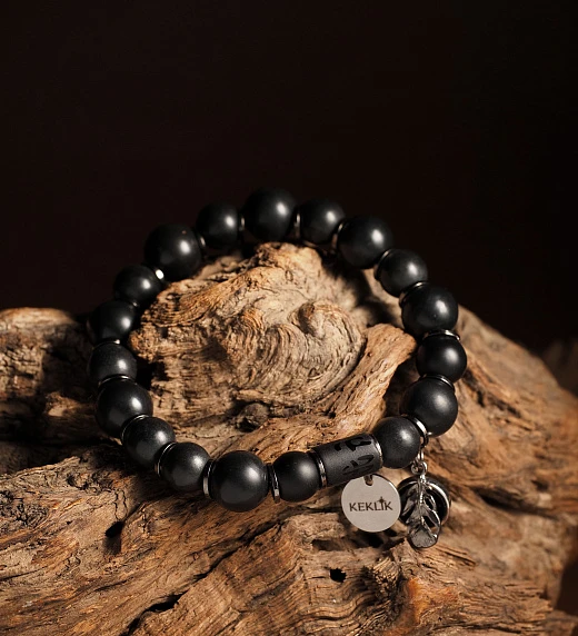 Браслет из Шунгита лаконичный