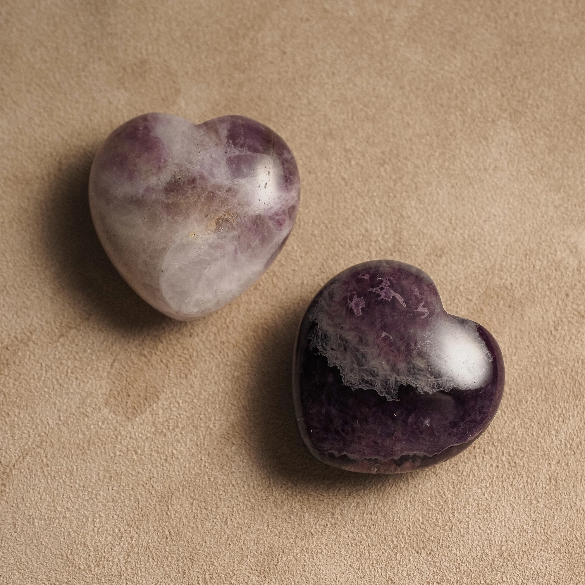 Каменное сердце из Аметиста