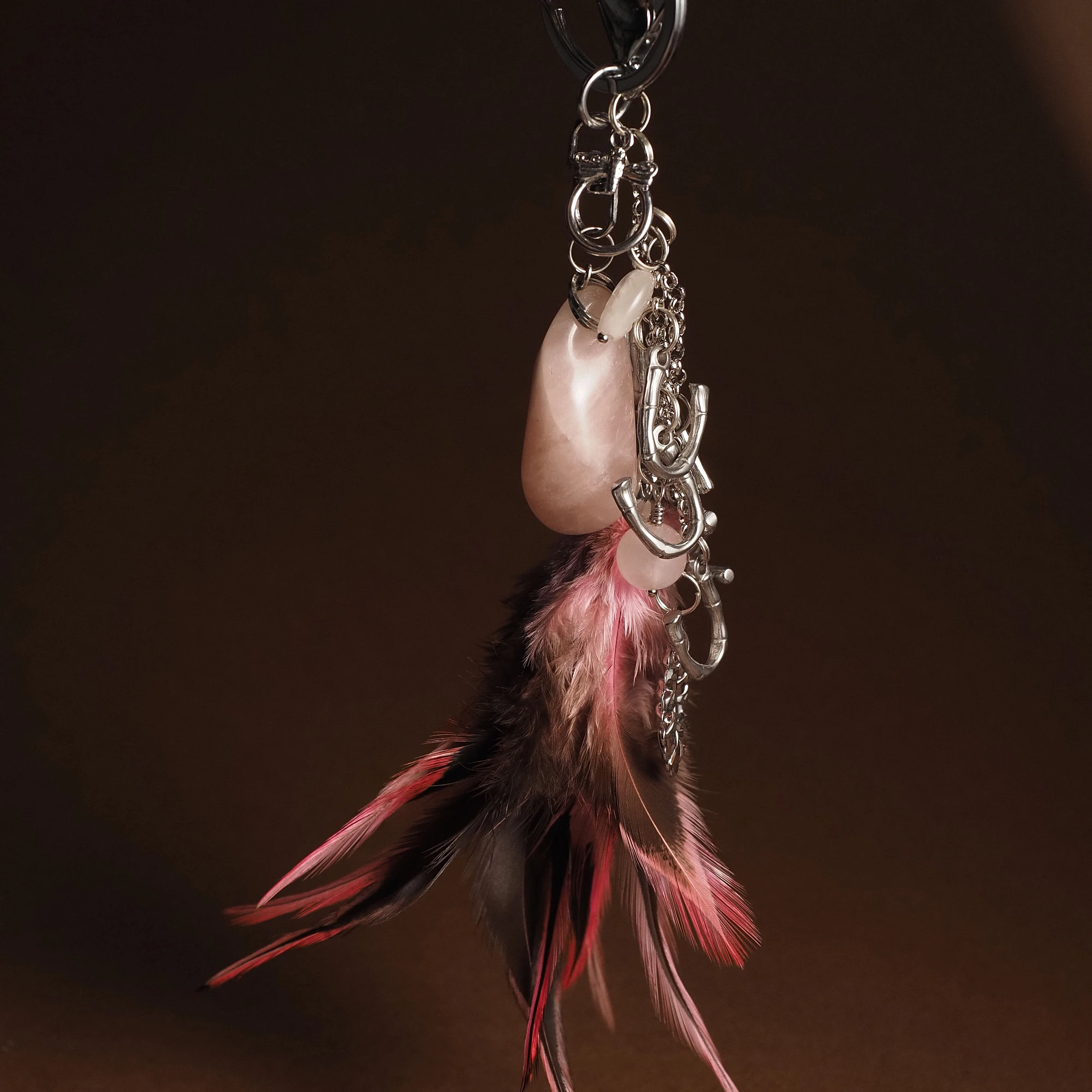 Брелок из Розового кварца