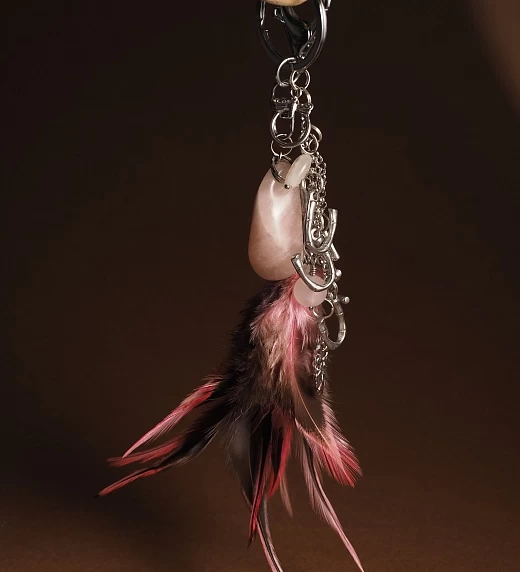 Брелок из Розового кварца