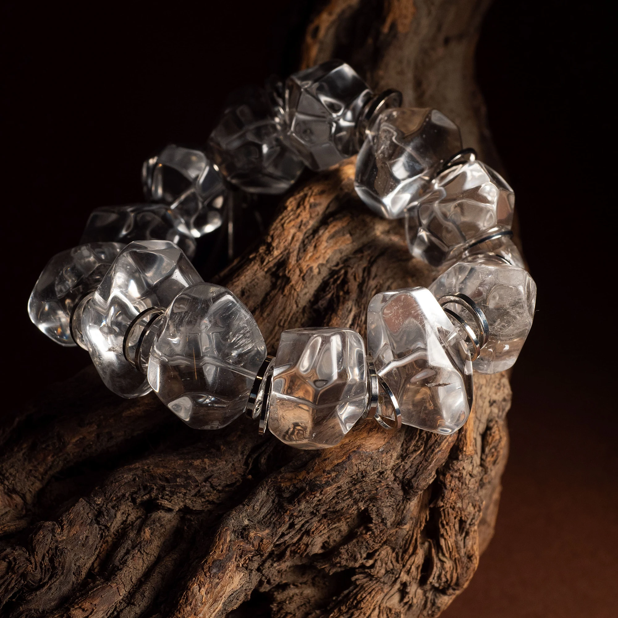 Браслет женский из Горного хрусталя №3