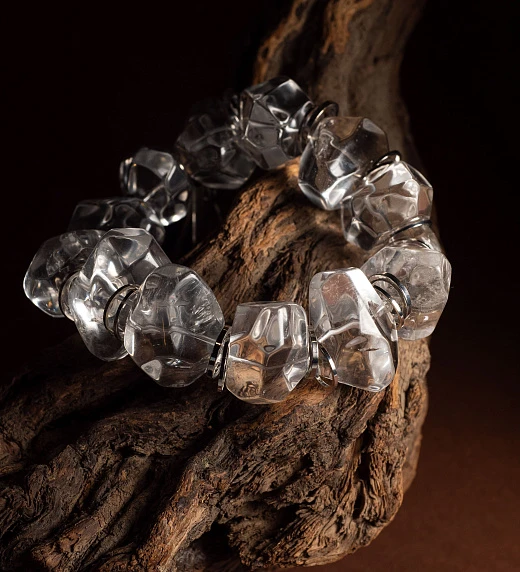 Браслет женский из Горного хрусталя №3