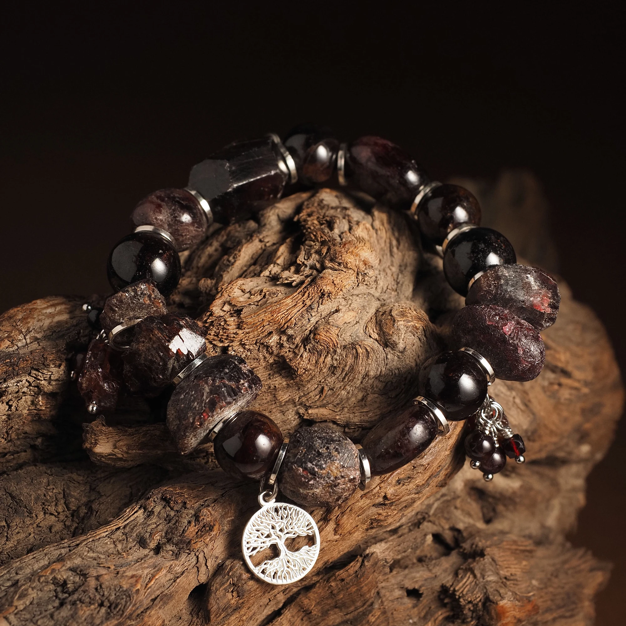 Браслет женский из Граната №4