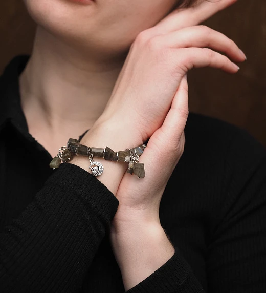 Браслет женский из Лабрадора №3