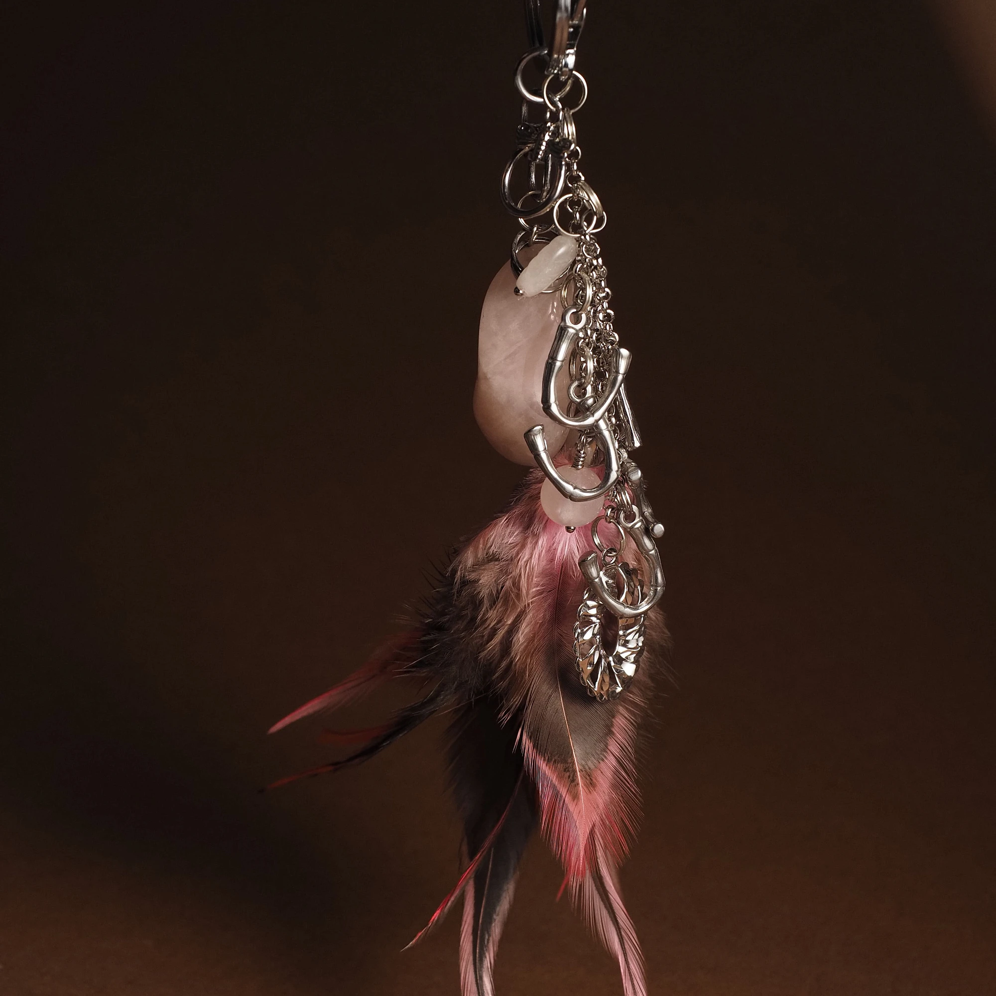 Брелок из Розового кварца