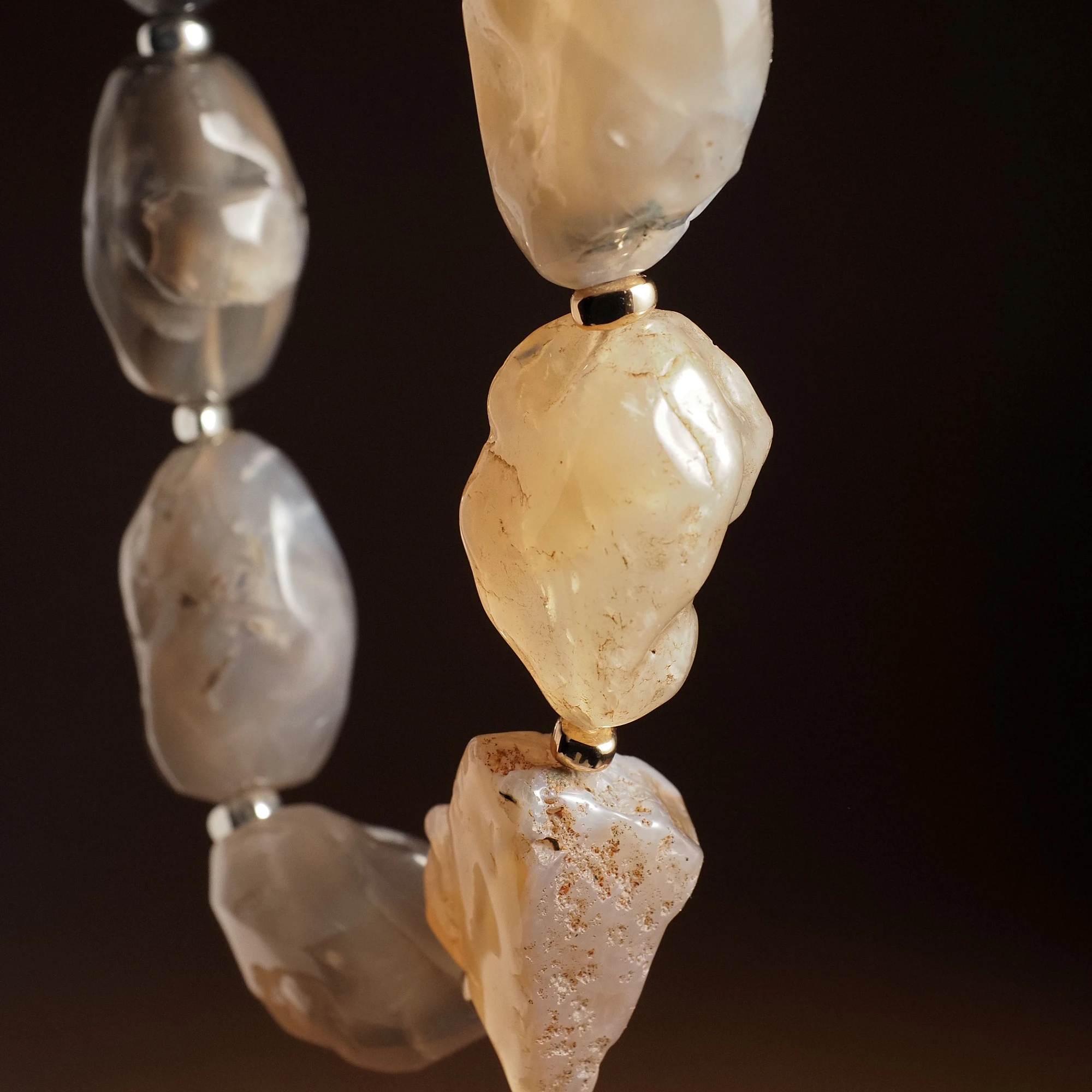 Чокер женский из Агата №2