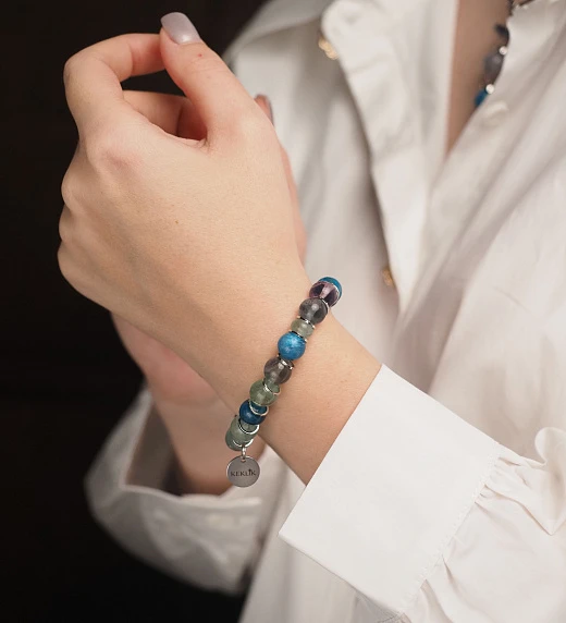 Браслет лаконичный для 17-го числа рождения