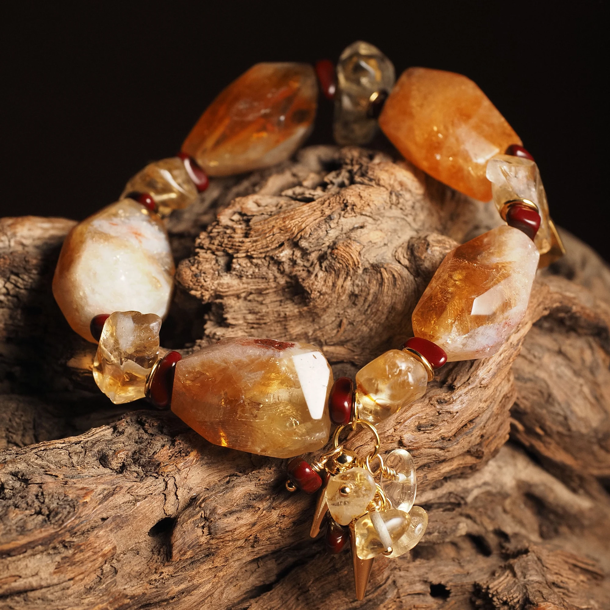 Браслет из Цитрина женский