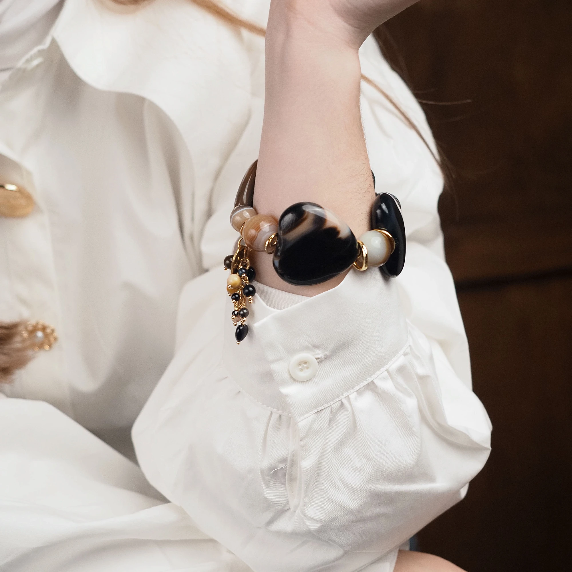 Браслет женский из Агата №8