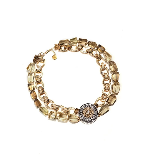 Чокер женский из Раухтопаза