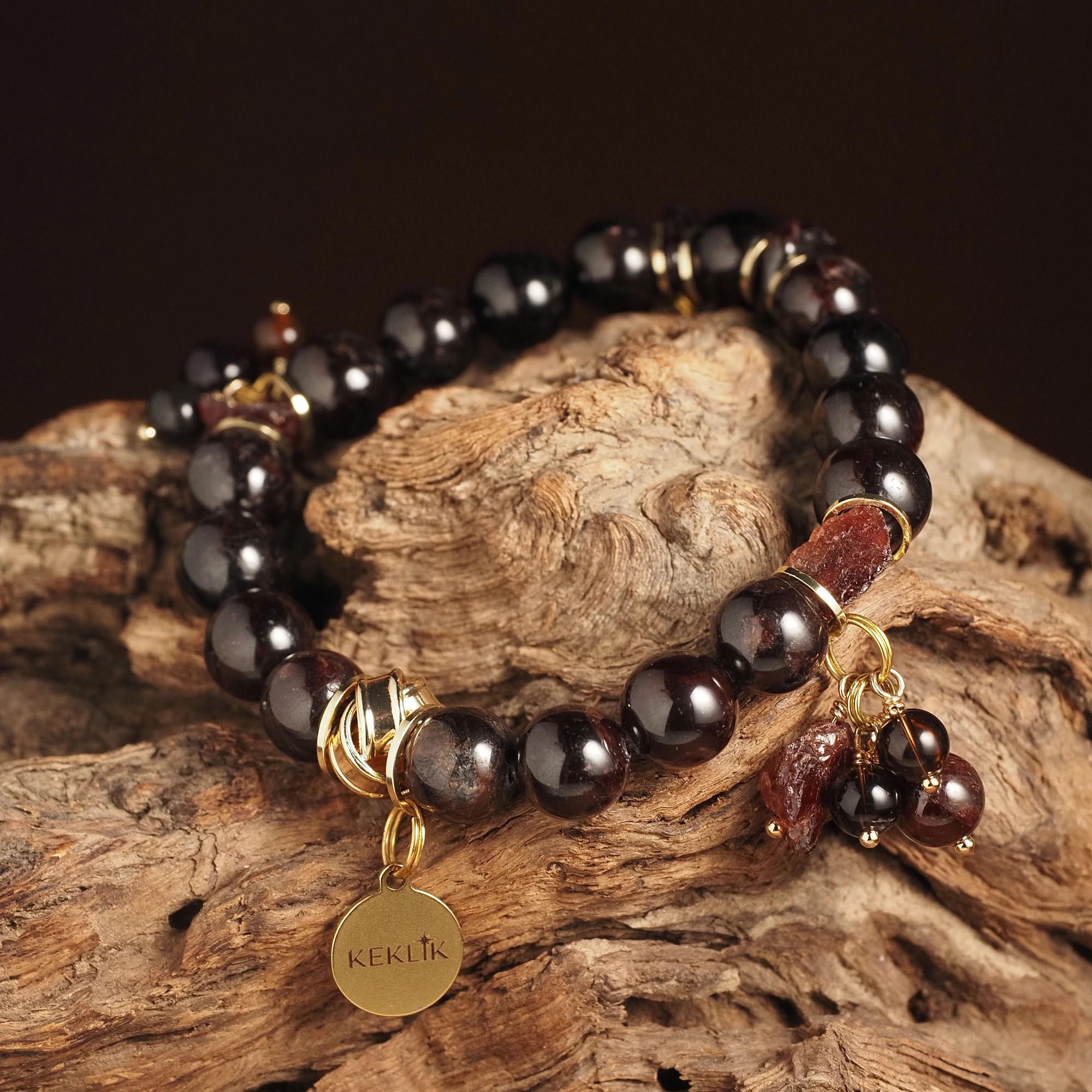 Браслет женский из Граната №1