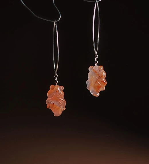 Серьги из Сердолика №2