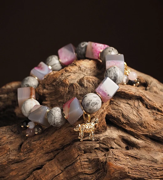 Новогодний браслет №2