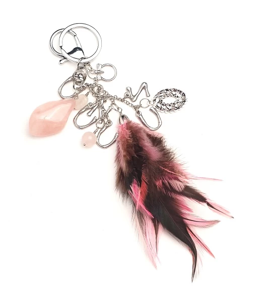 Брелок из Розового кварца
