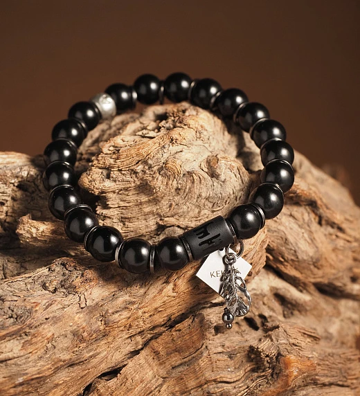 Браслет лаконичный из Гагата