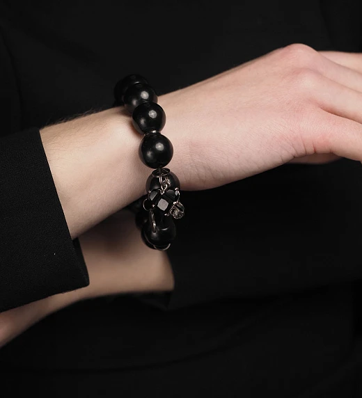 Браслет женский из Гагата №2