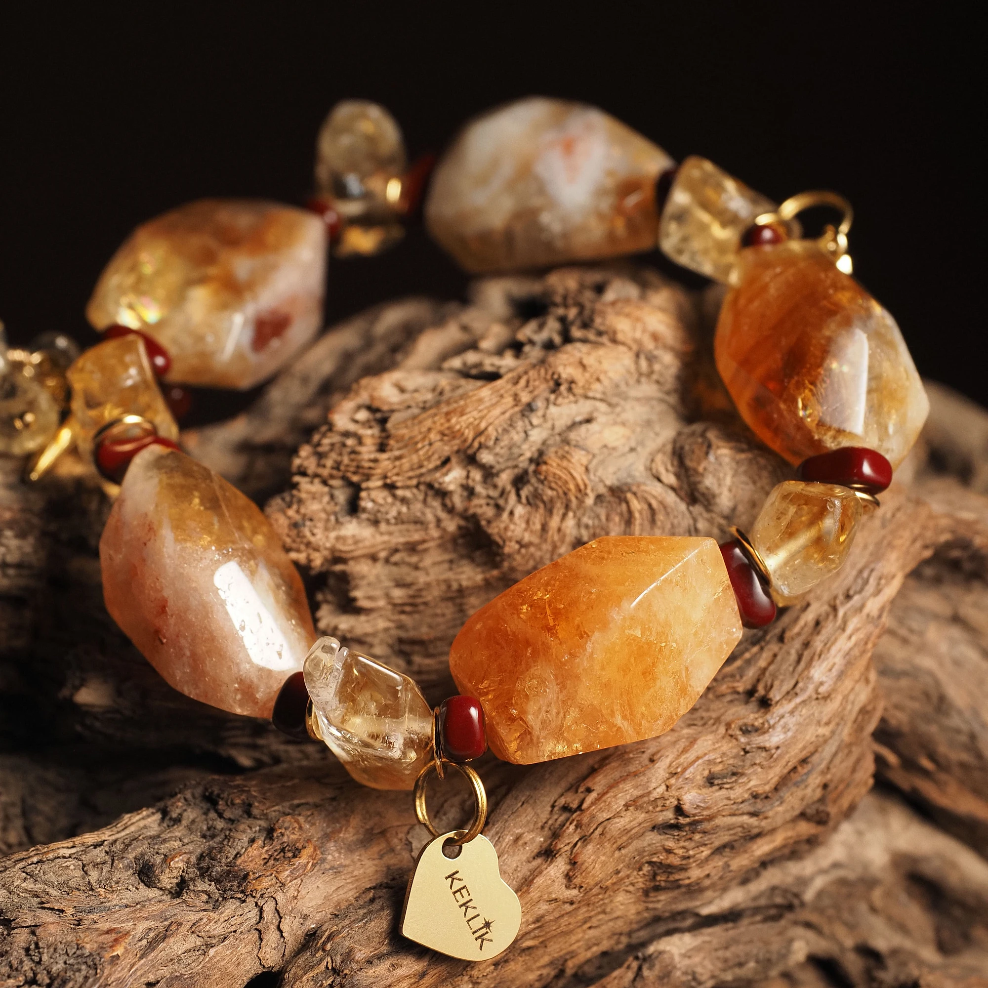 Браслет из Цитрина женский