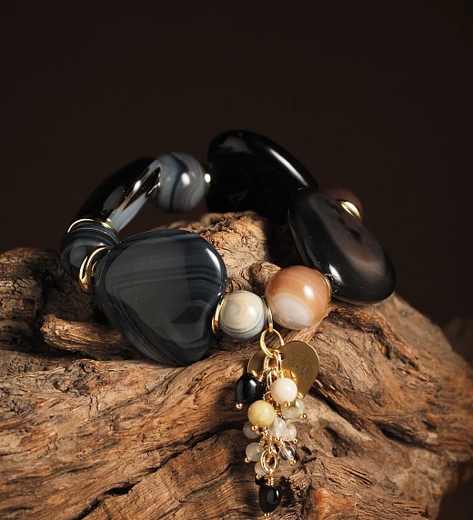 Браслет женский из Агата №8