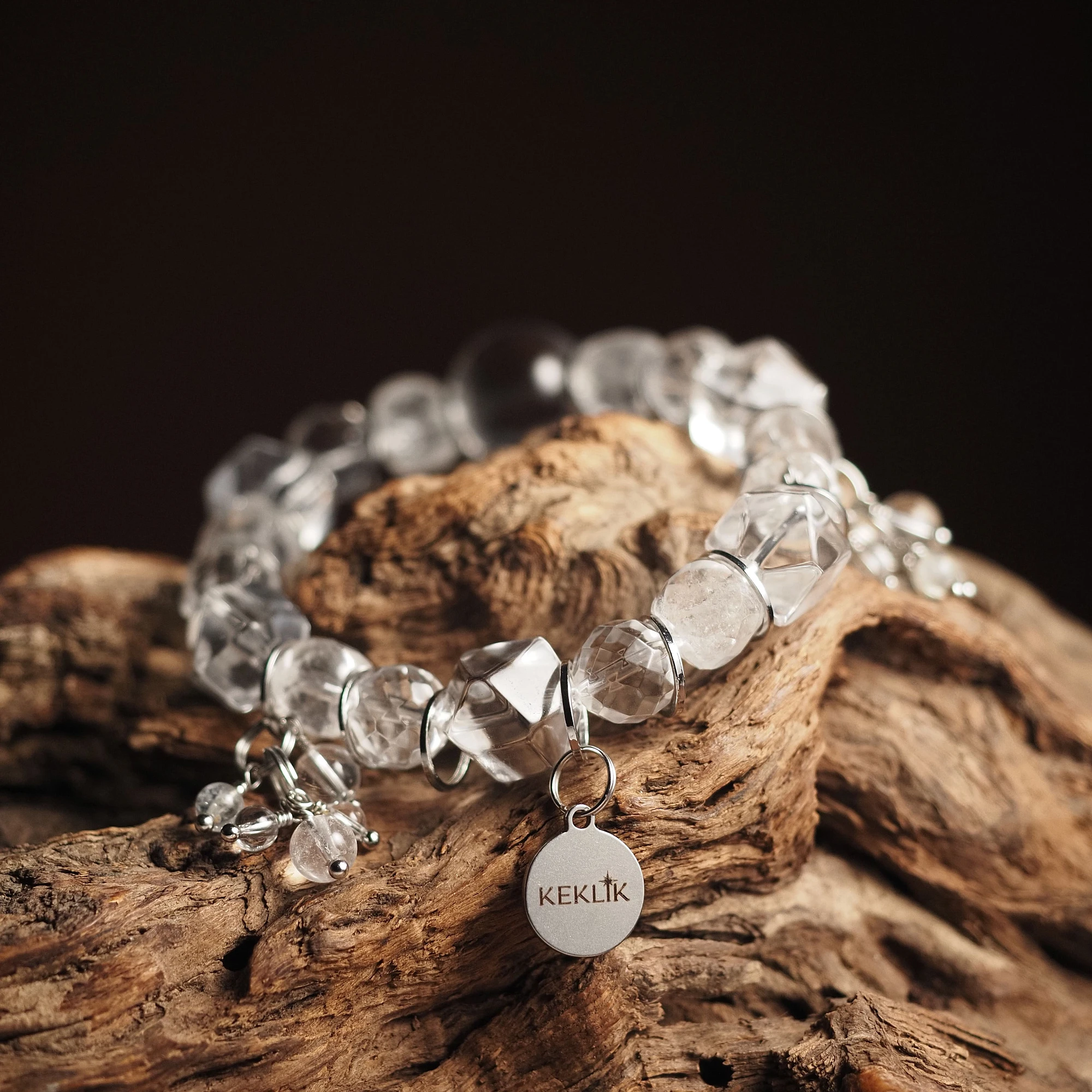 Браслет женский из Горного хрусталя