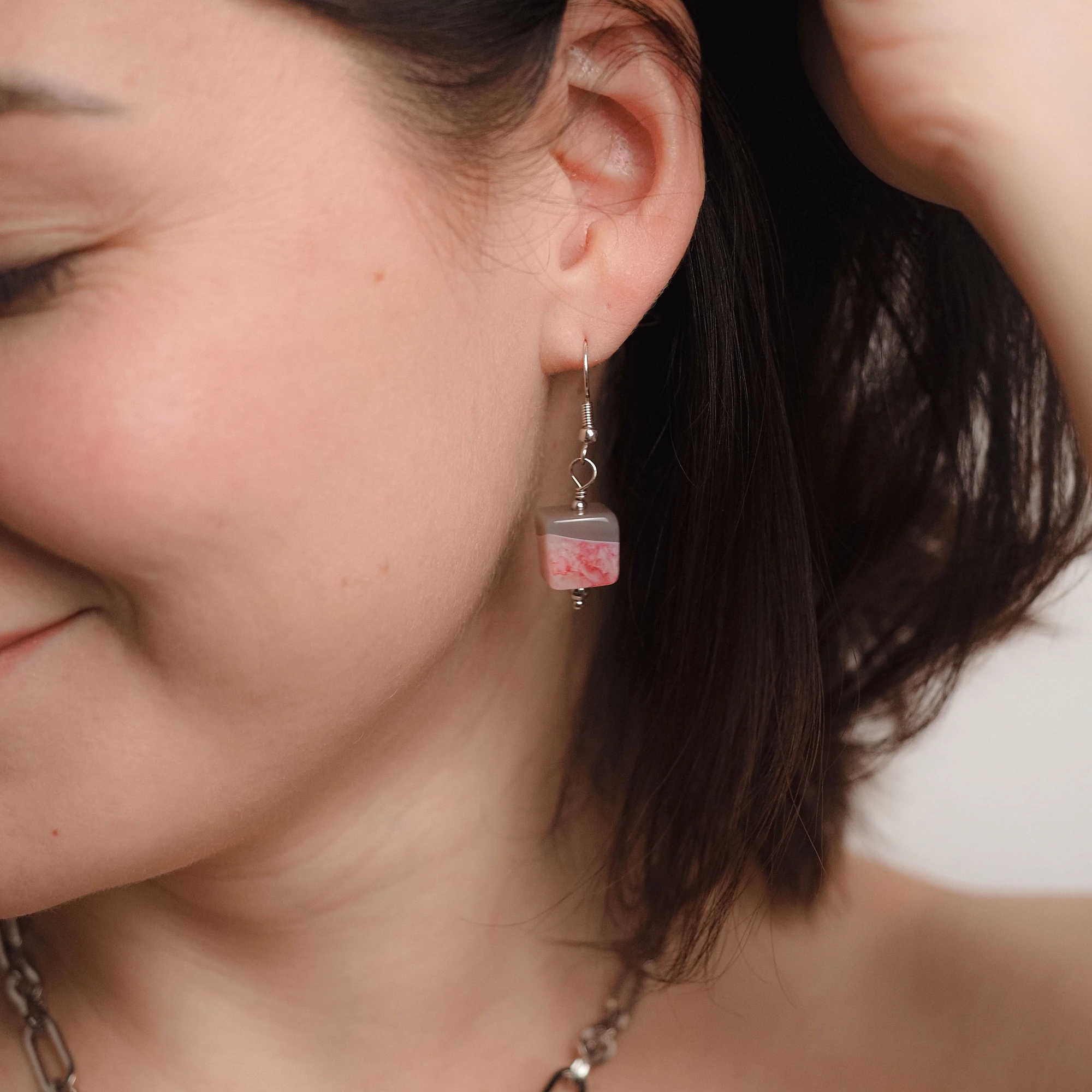 Серьги из Агата №4