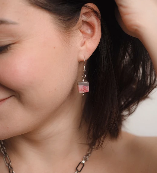 Серьги из Агата №4