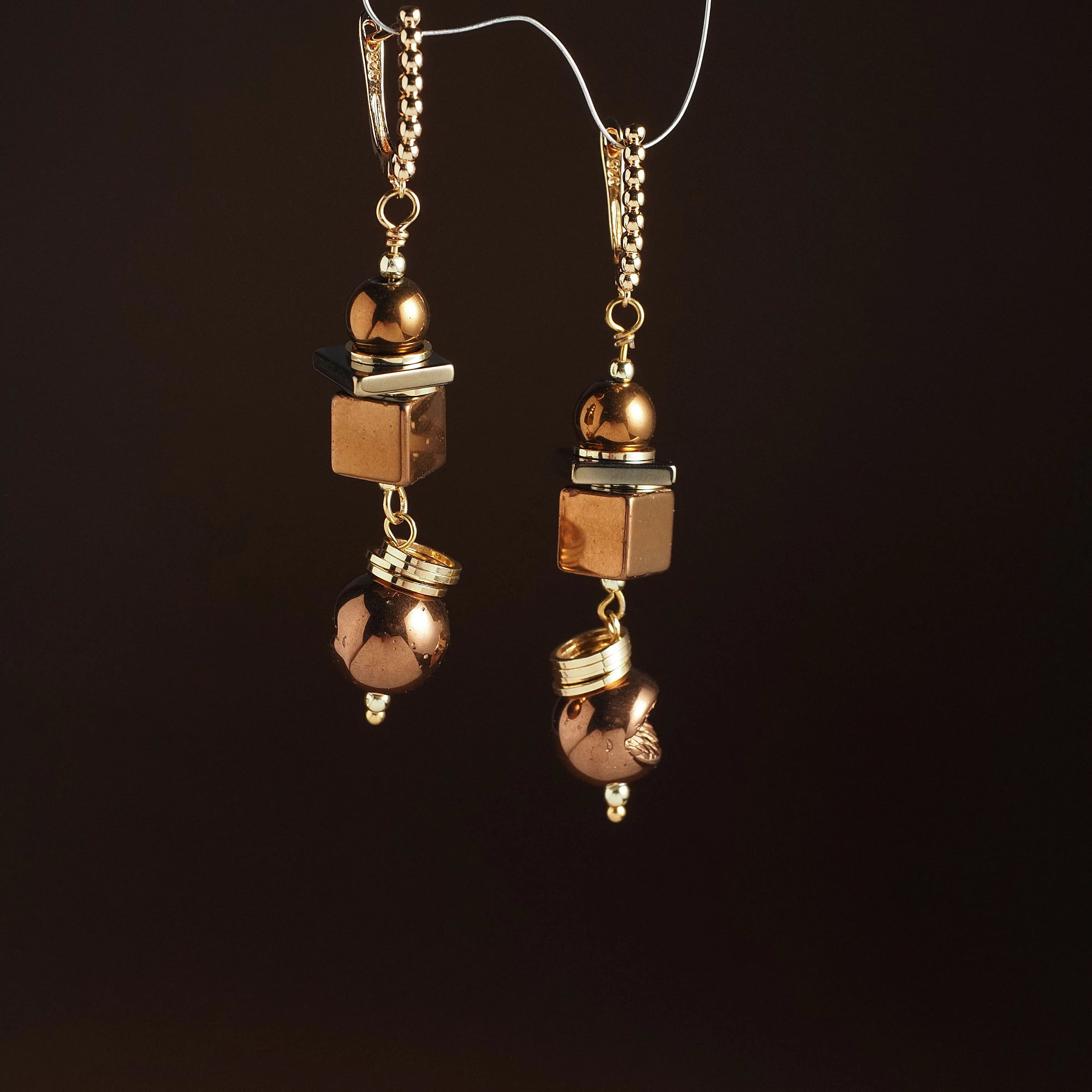 Серьги из Гематита