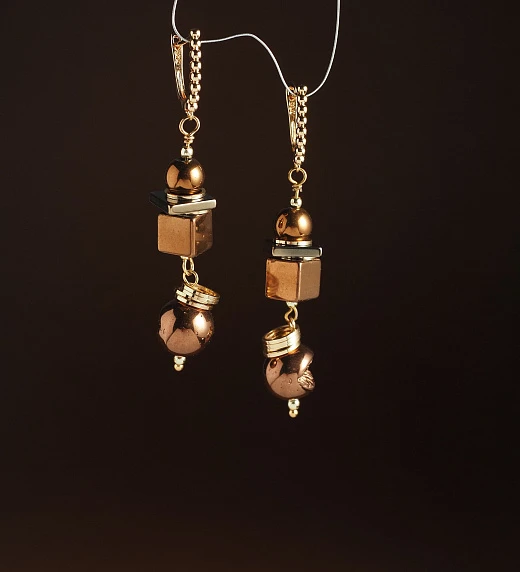 Серьги из Гематита