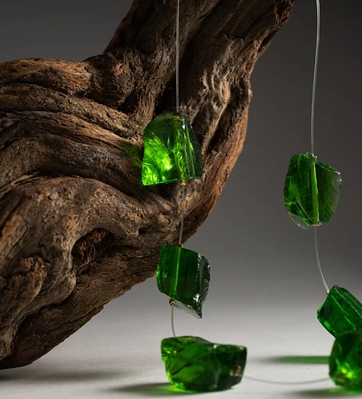 Чокер женский из Аквакварца №1