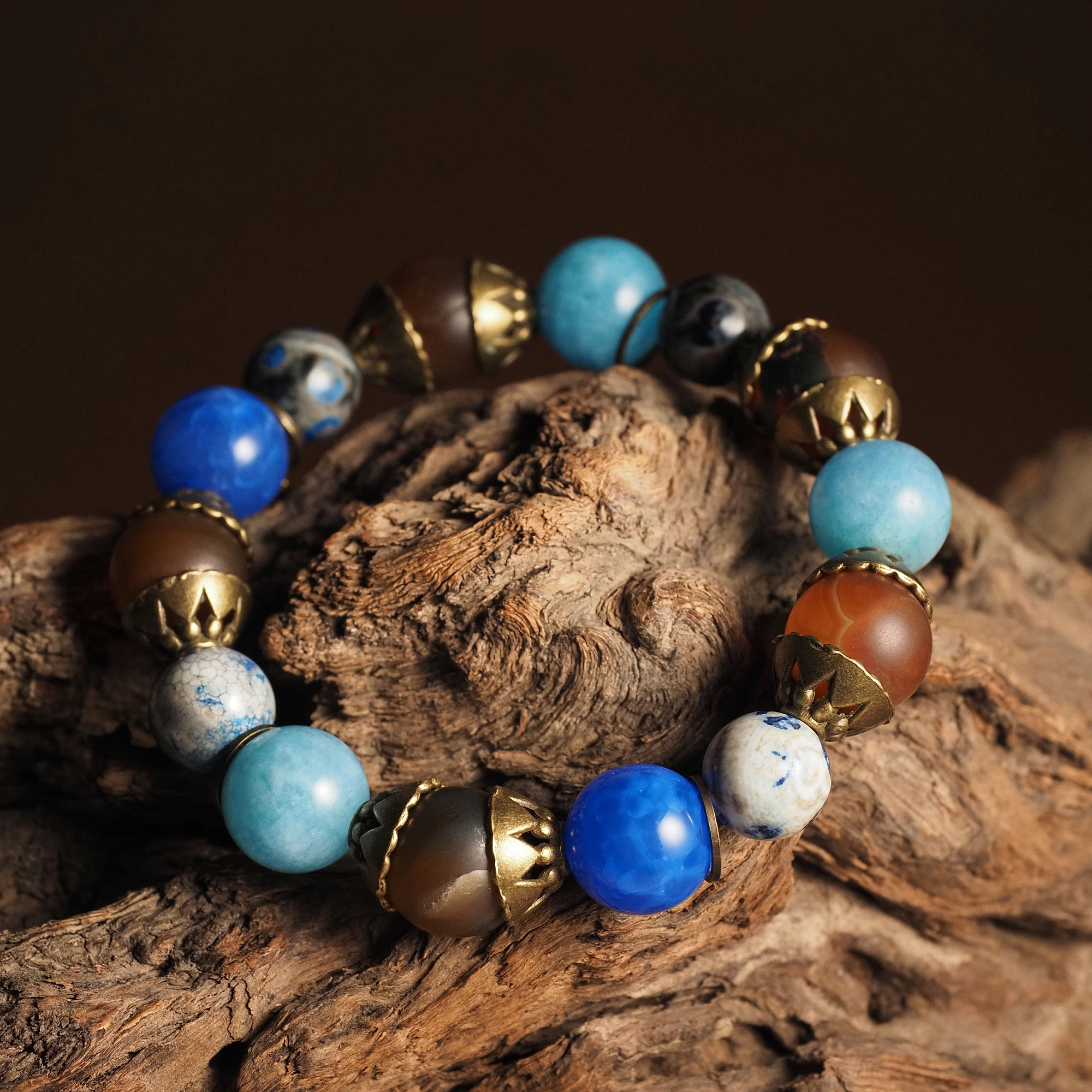 Браслет женский из Агата №7