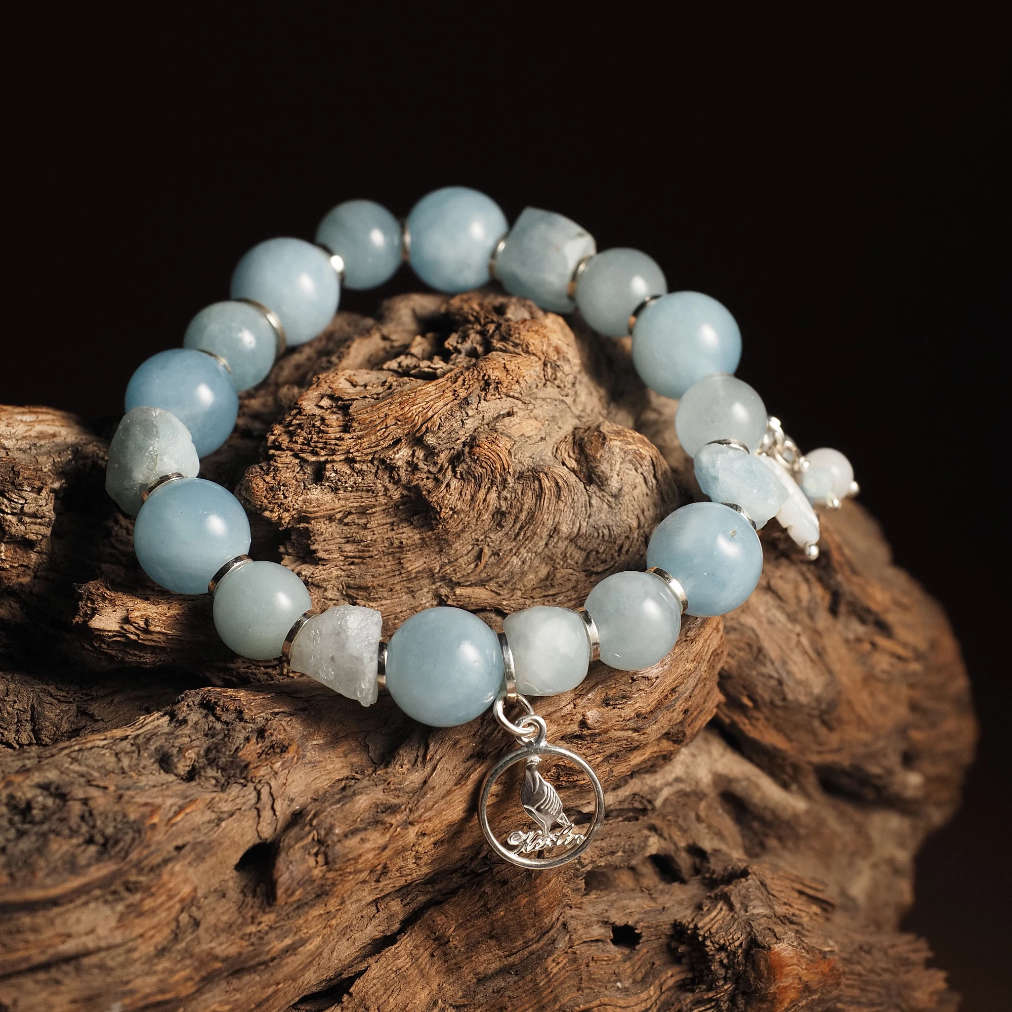 Браслет женский из Аквамарина