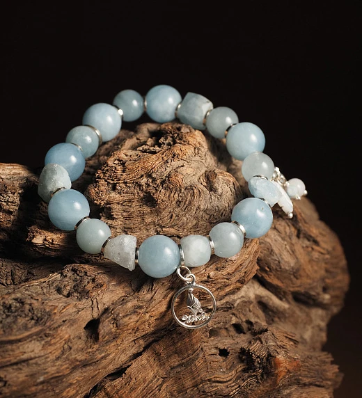 Браслет женский из Аквамарина