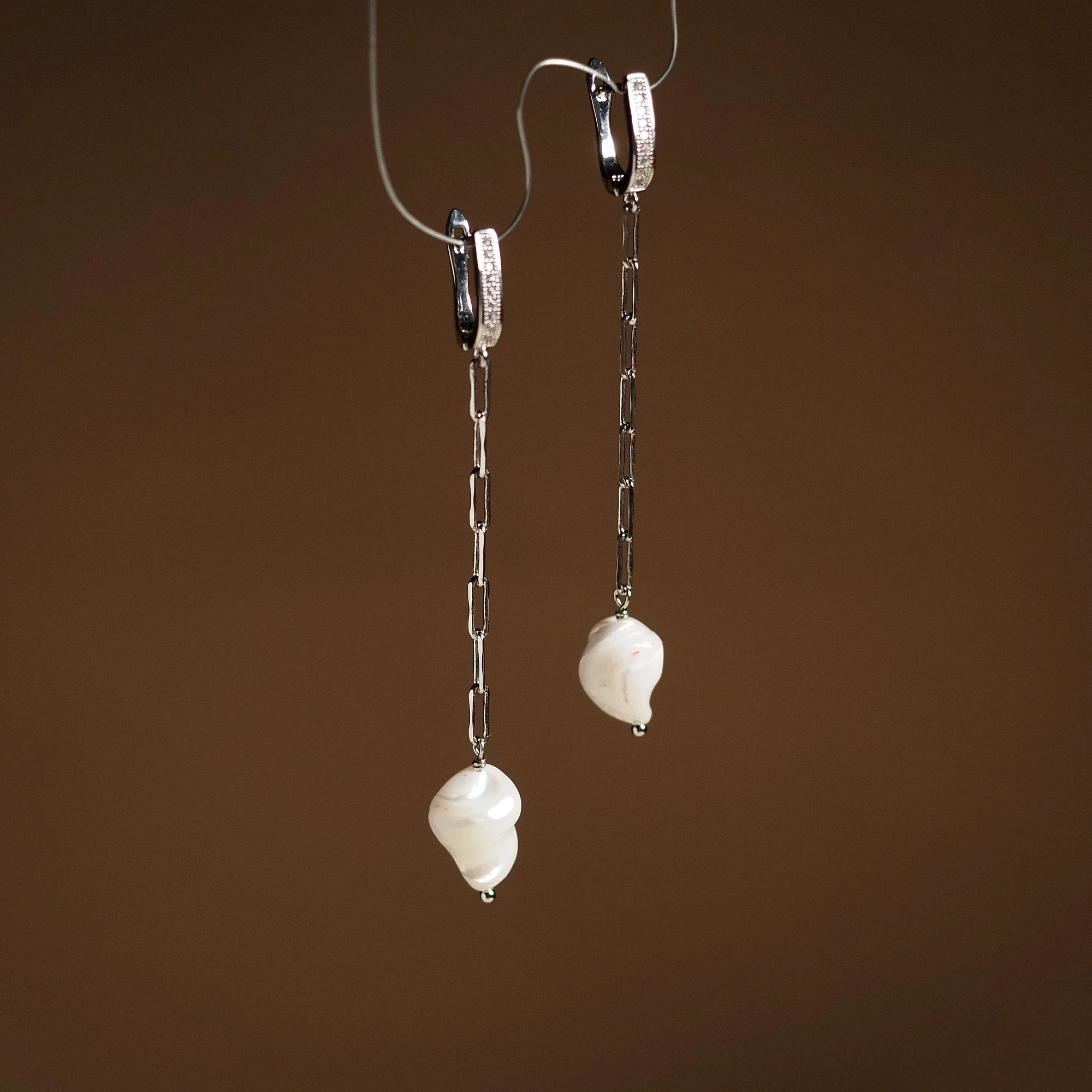 Серьги из Перламутра №1