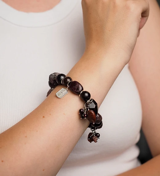 Браслет женский из Граната №4