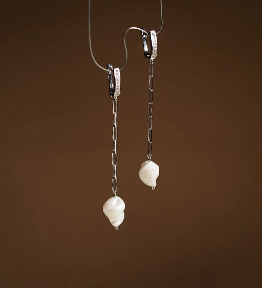 Серьги из Перламутра №1