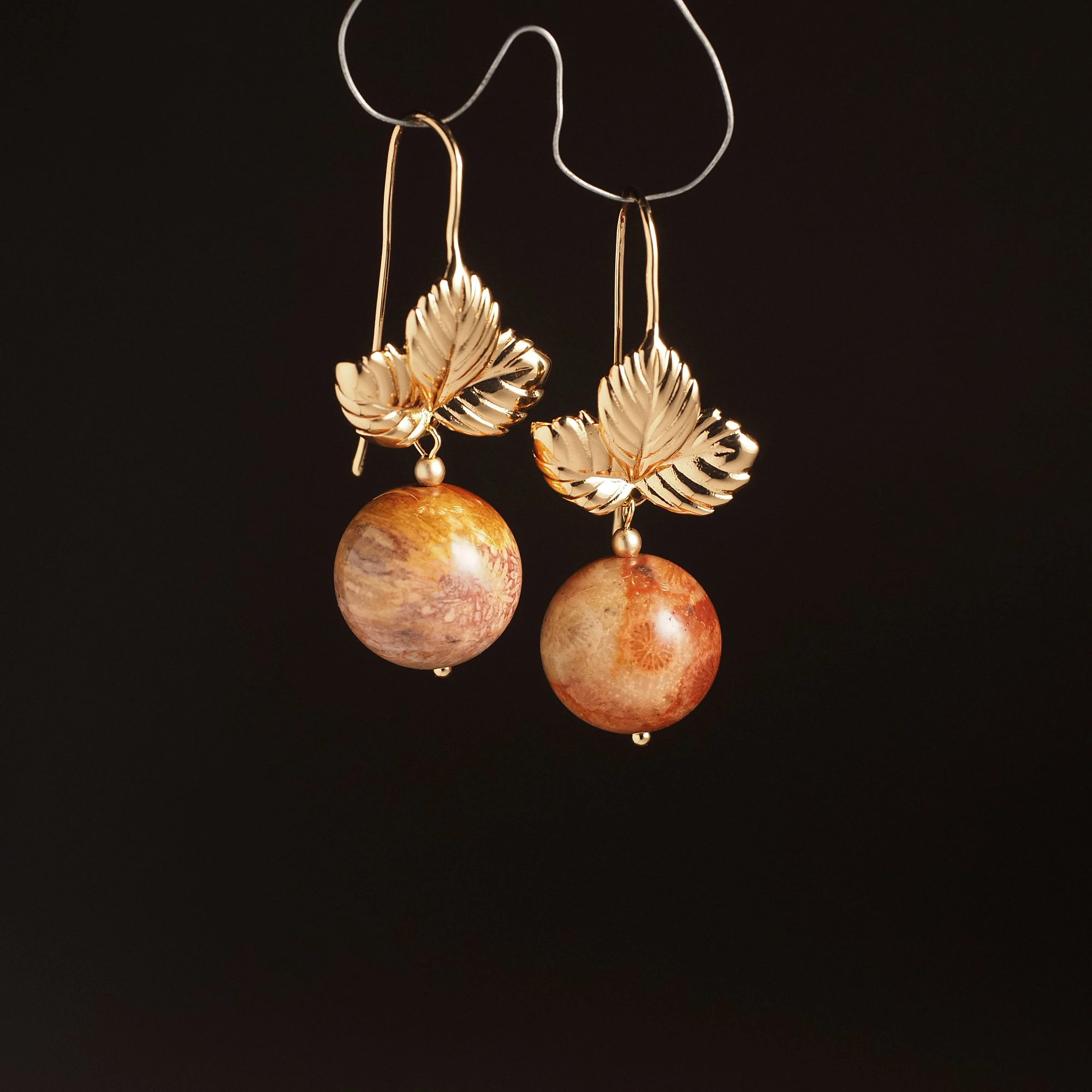 Серьги из Коралла