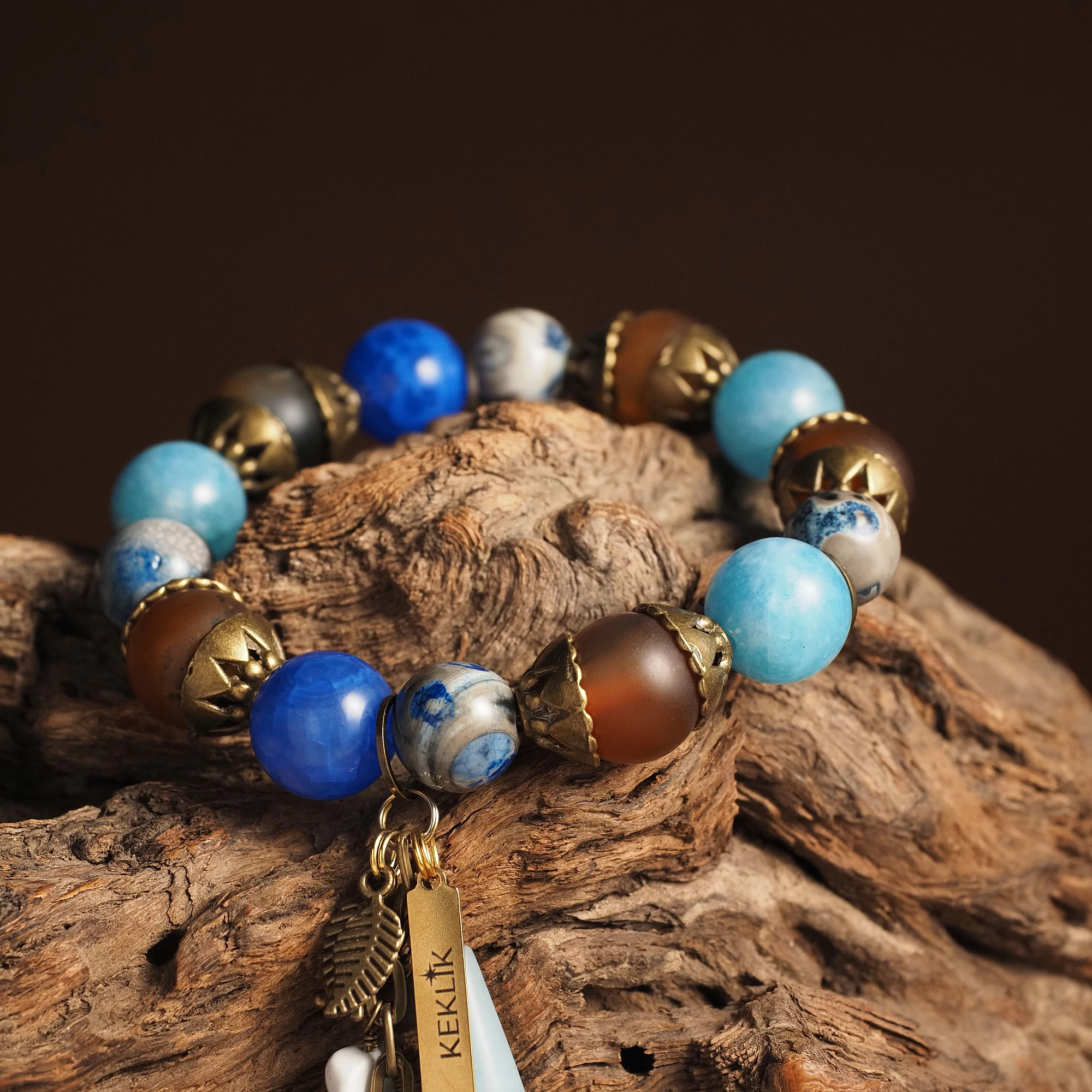 Браслет женский из Агата №7