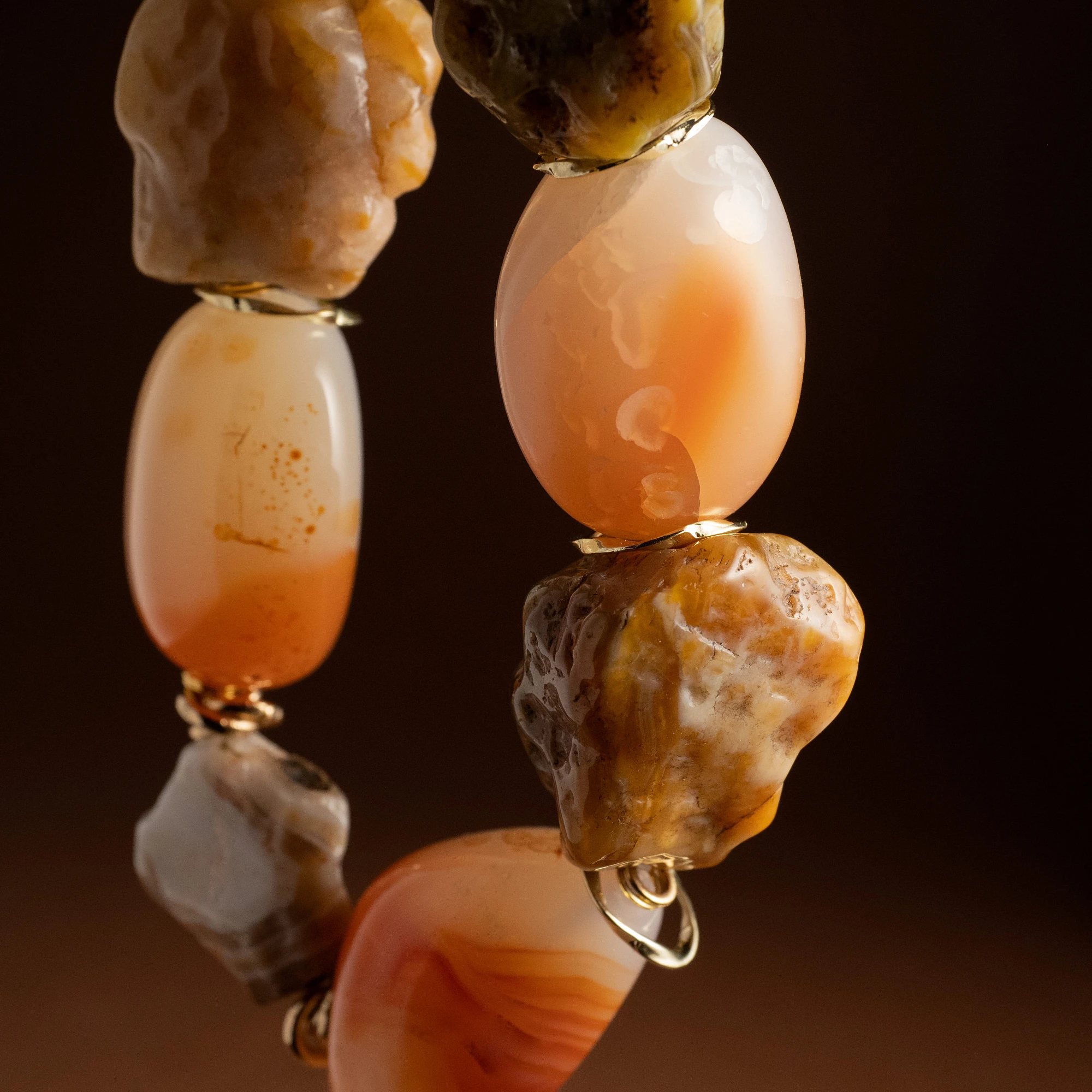 Чокер женский из Агата №4