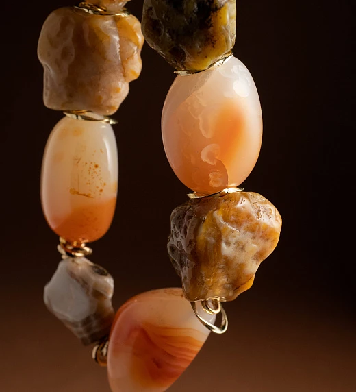 Чокер женский из Агата №4