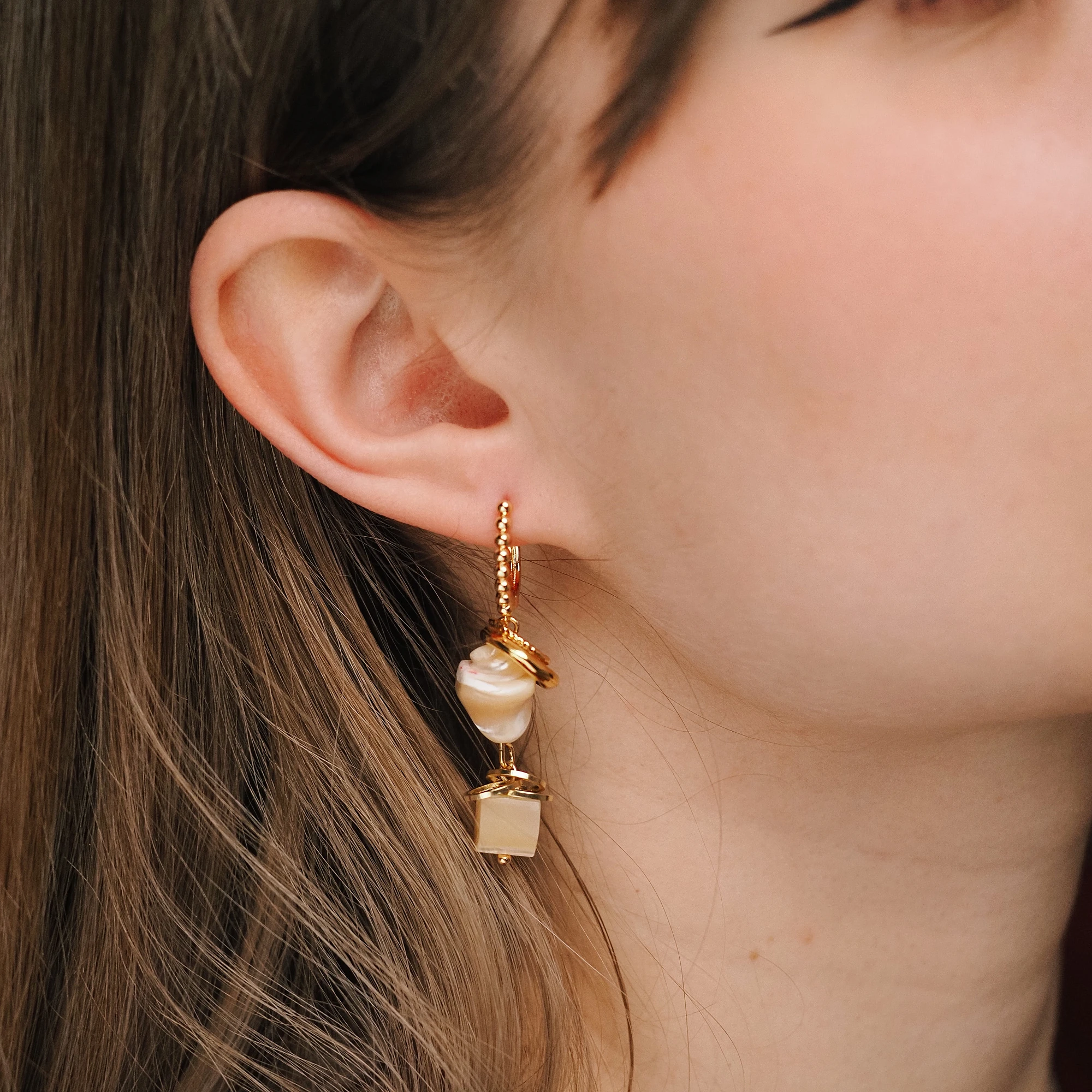 Серьги из Перламутра №2