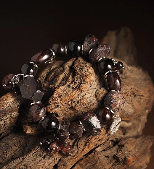 Браслет женский из Граната №4