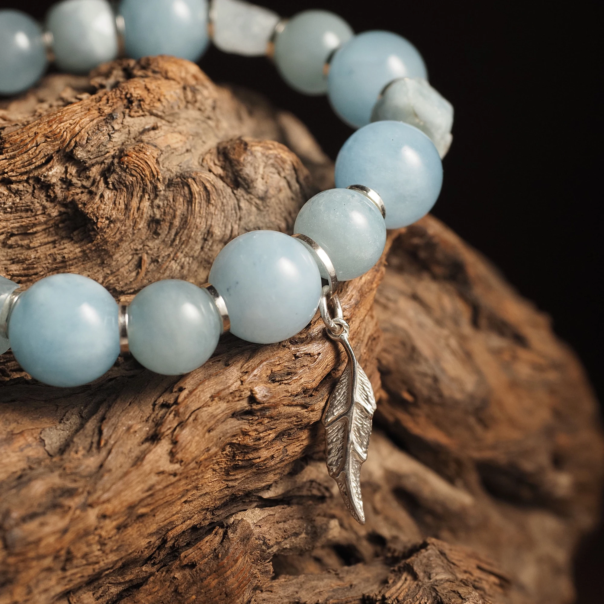 Браслет женский из Аквамарина