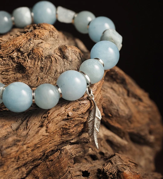 Браслет женский из Аквамарина