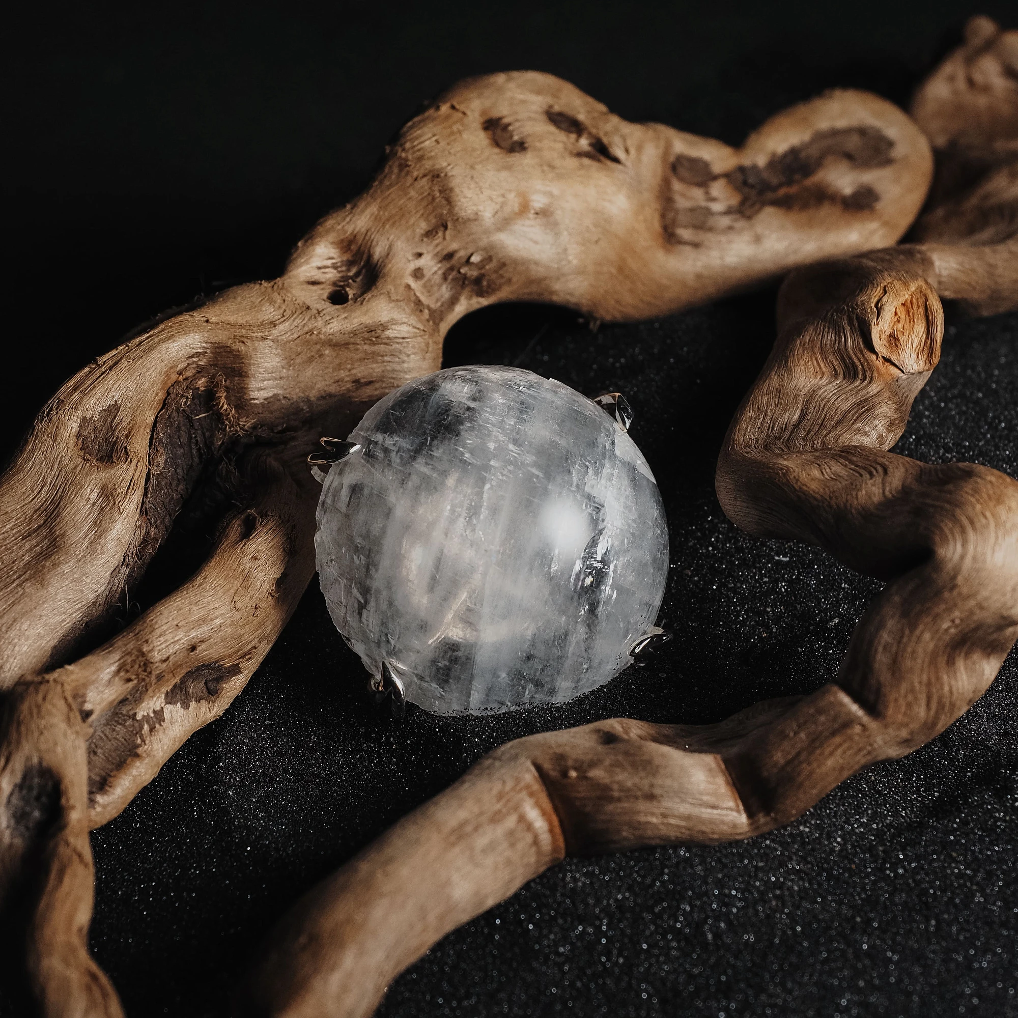 Кольцо из Розового кварца