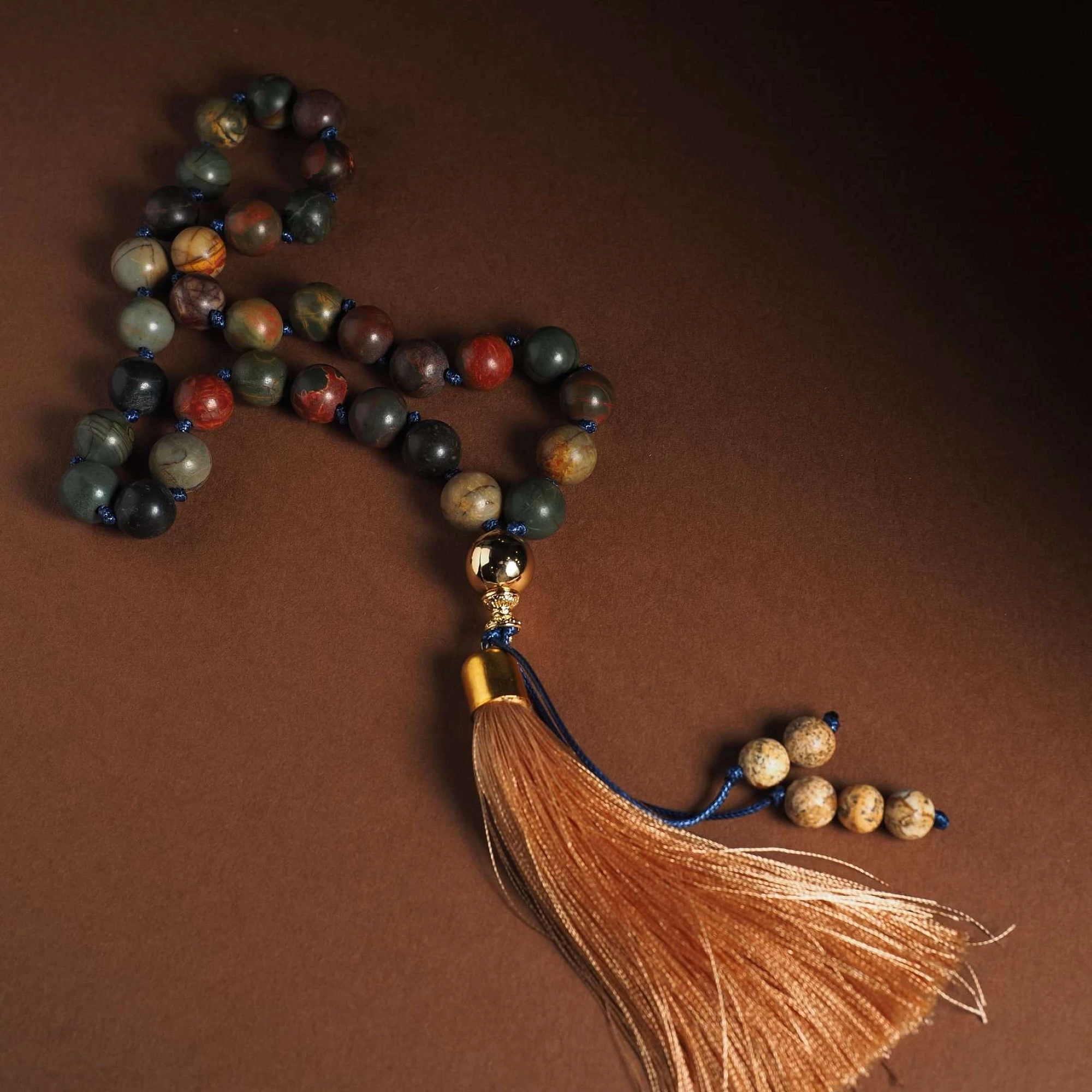 Четки из Агата 33 бусины №2