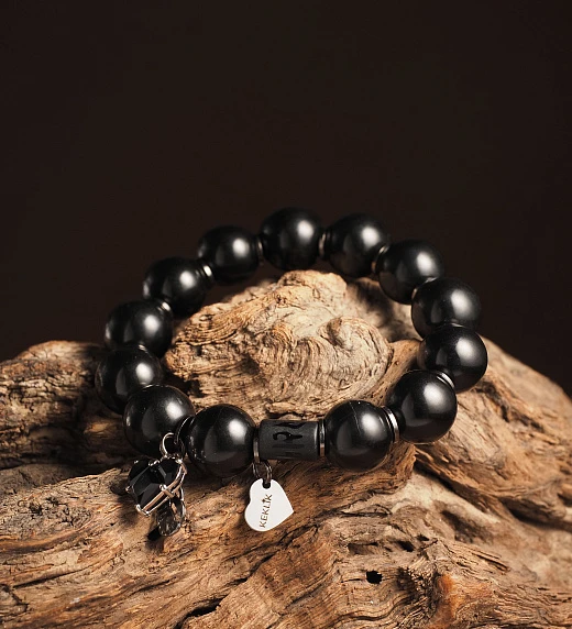 Браслет женский из Гагата №2