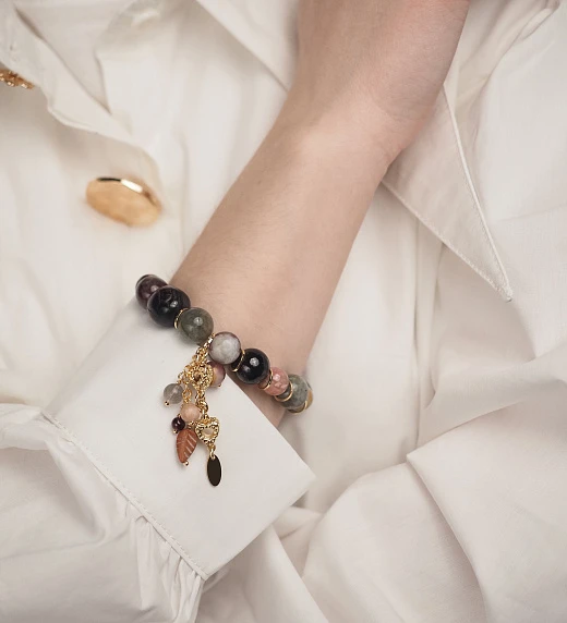 Аспектовый браслет «Тепло двоих» №1