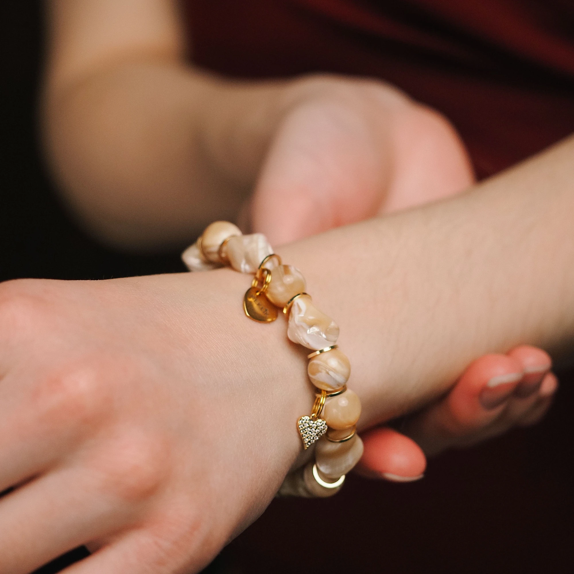 Браслет женский из Перламутра №3