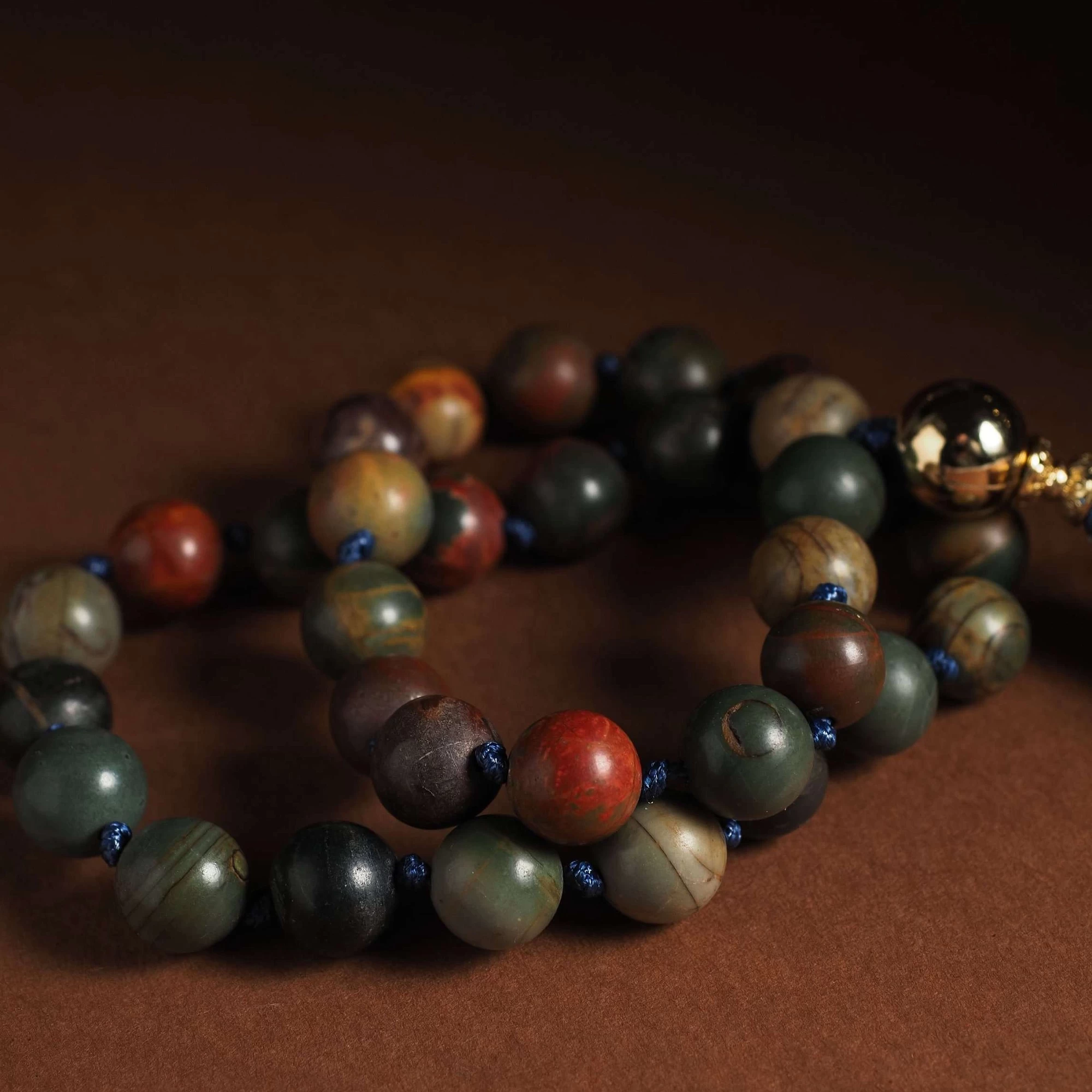 Четки из Агата 33 бусины №2