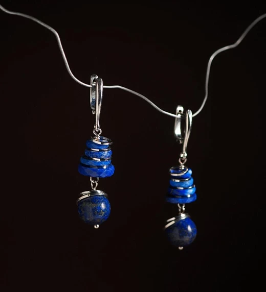 Серьги из Лазурита