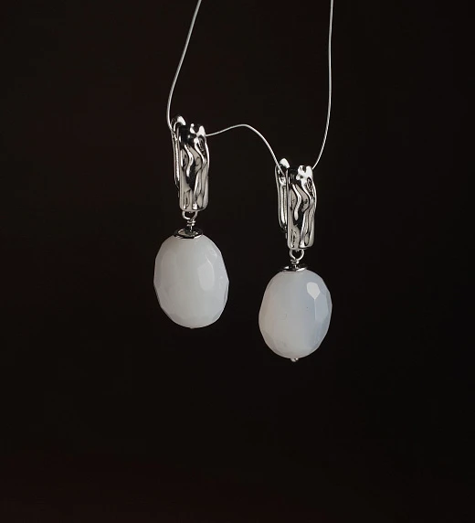 Серьги из Халцедона